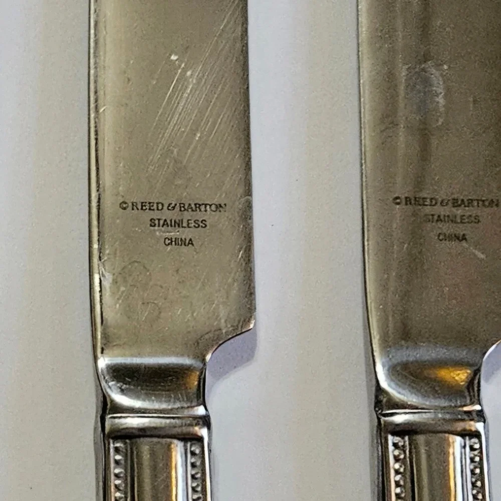 Reed & Barton set reed